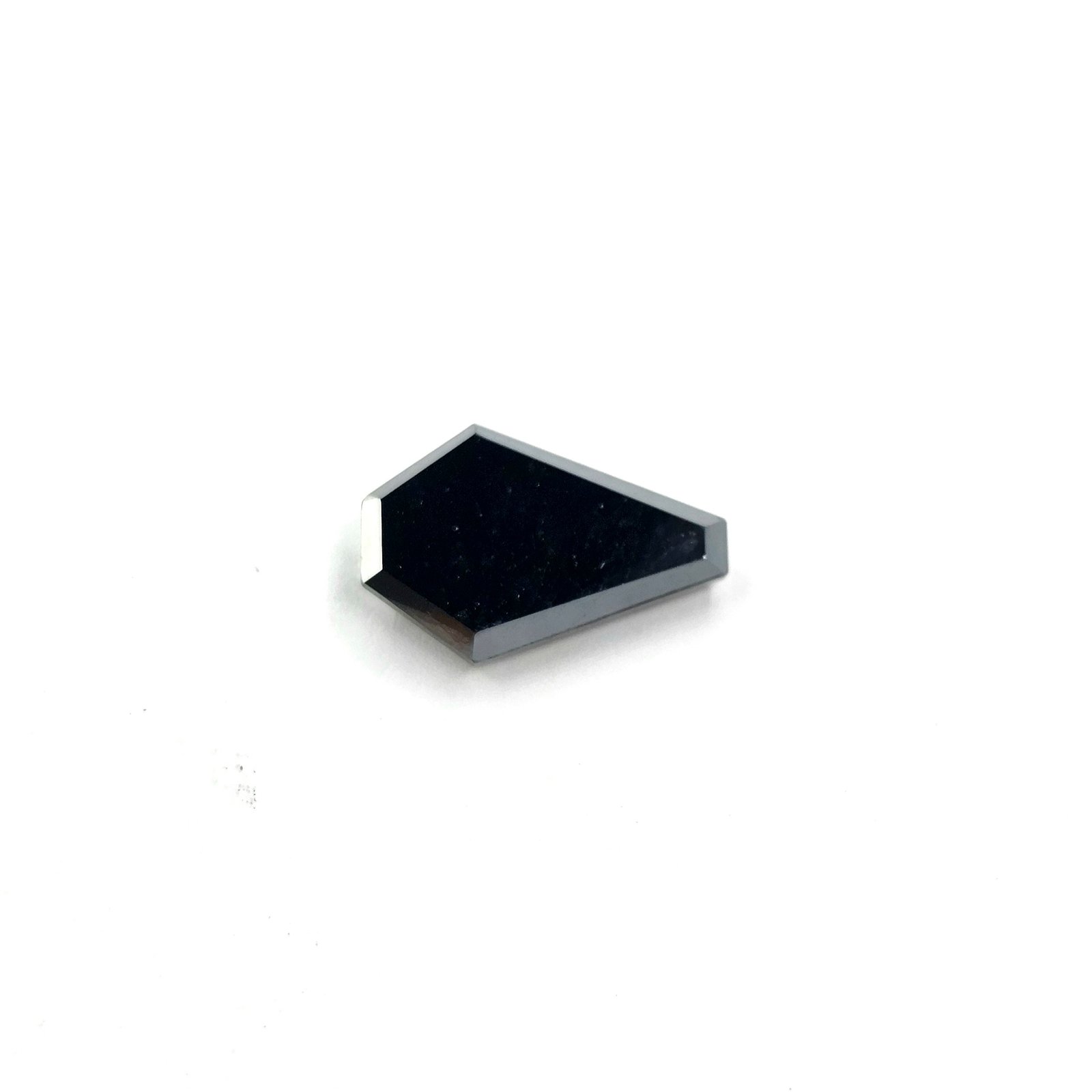 (Tc439) 2.16ct Coffin Shape Natural Black Loose Diamond