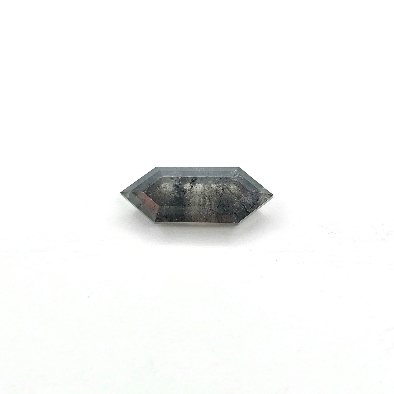 (Tc442) 2.39ct Hexagon Shape Salt and Pepper Natural Loose Diamond