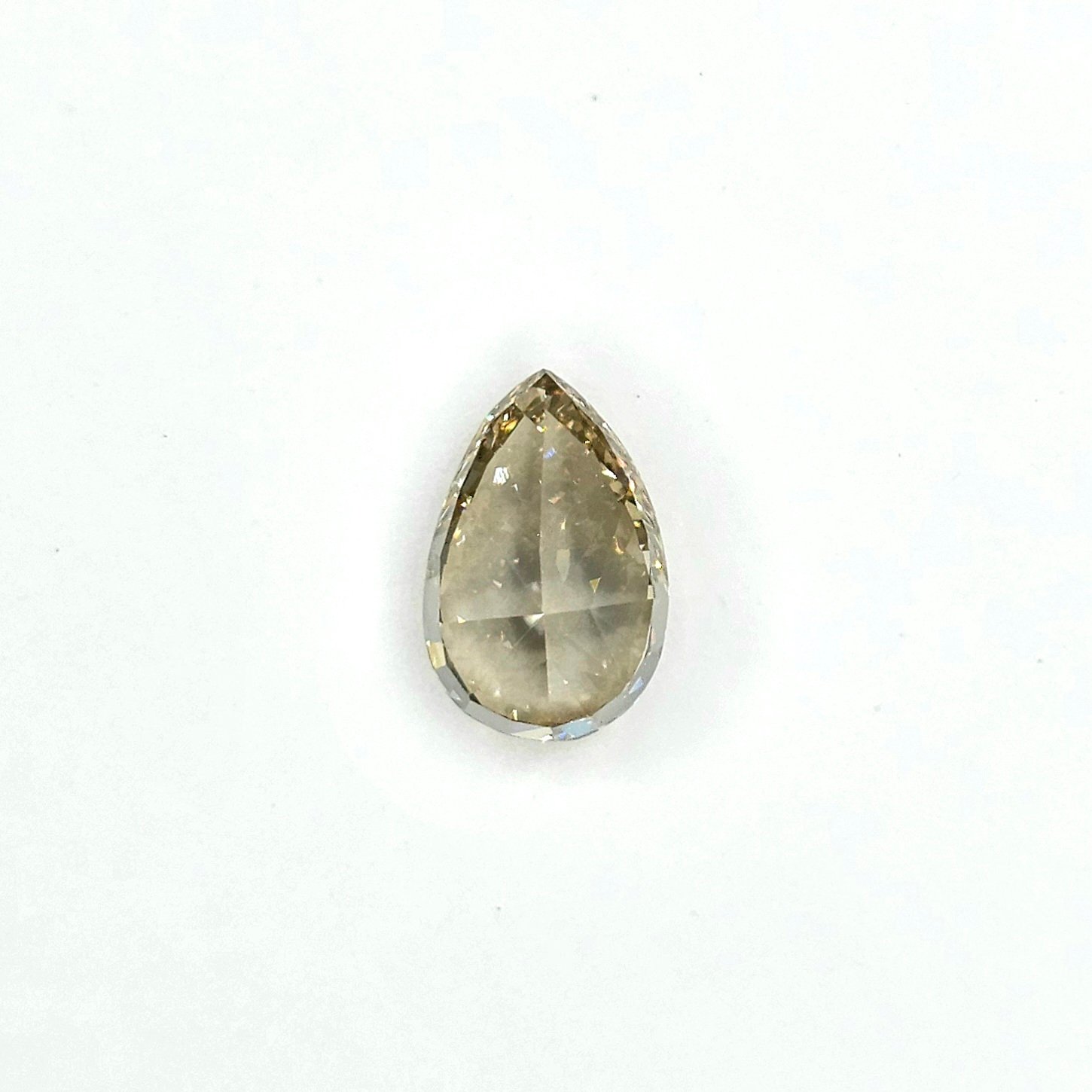 (Tc463) 1.11ct Fancy Light Brown Pear Shape Natural Loose Diamond