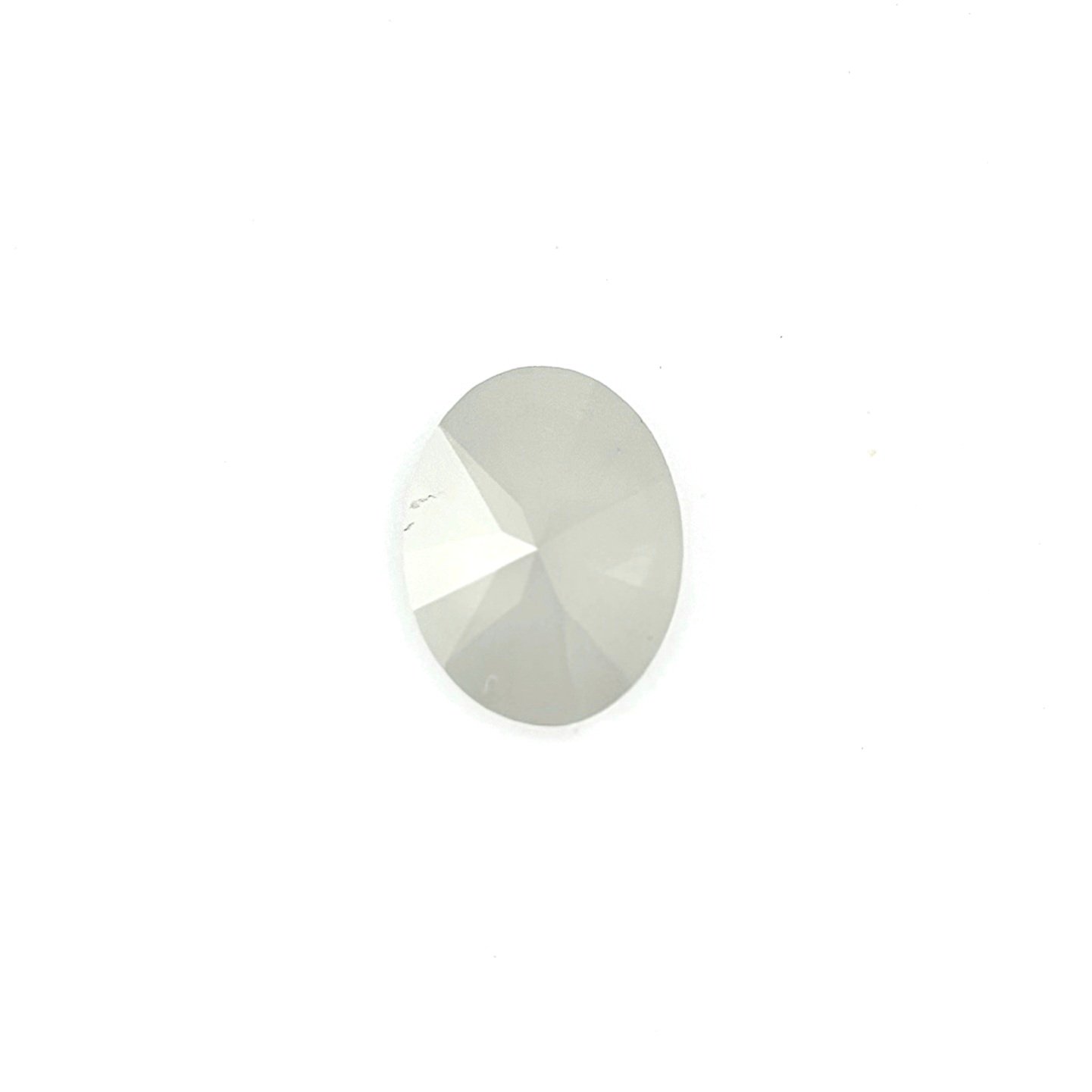 (T465) 3.15ct Fancy Milky White Oval Natural Loose Diamond