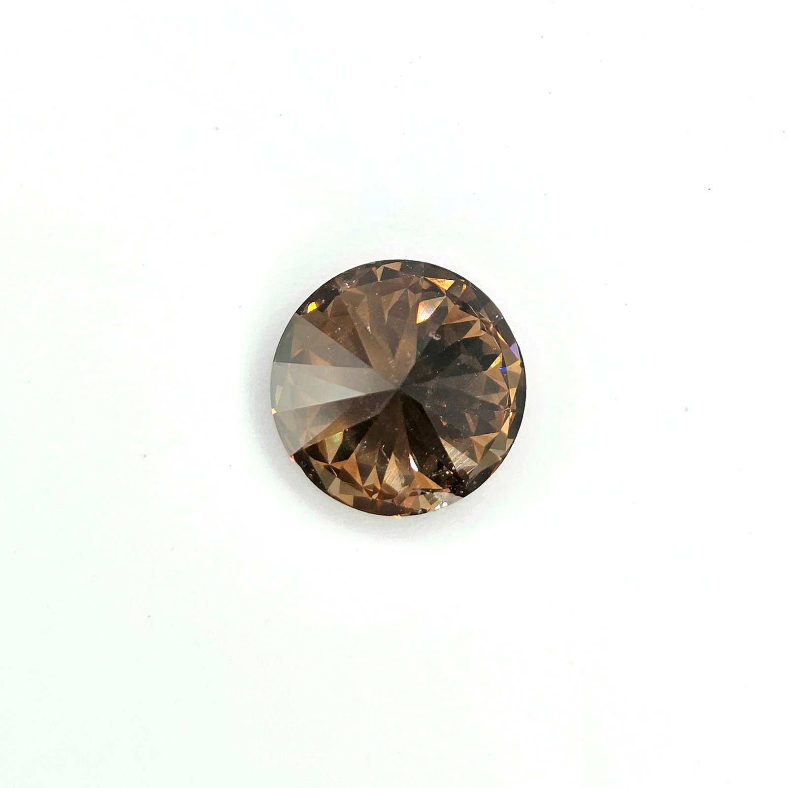 (Tc471) 3.03ct Fancy Brown Round Shape Natural Loose Diamond