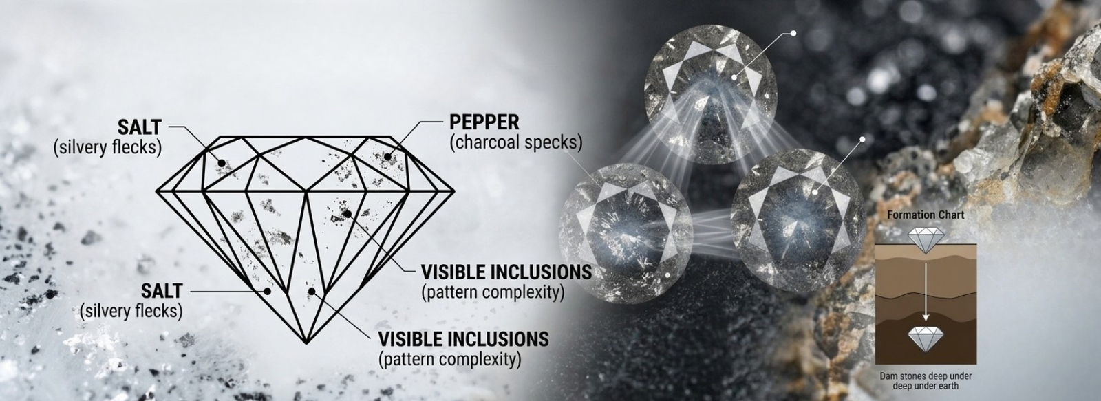 Salt and Pepper Diamond, Salt and Pepper Diamond supplier,