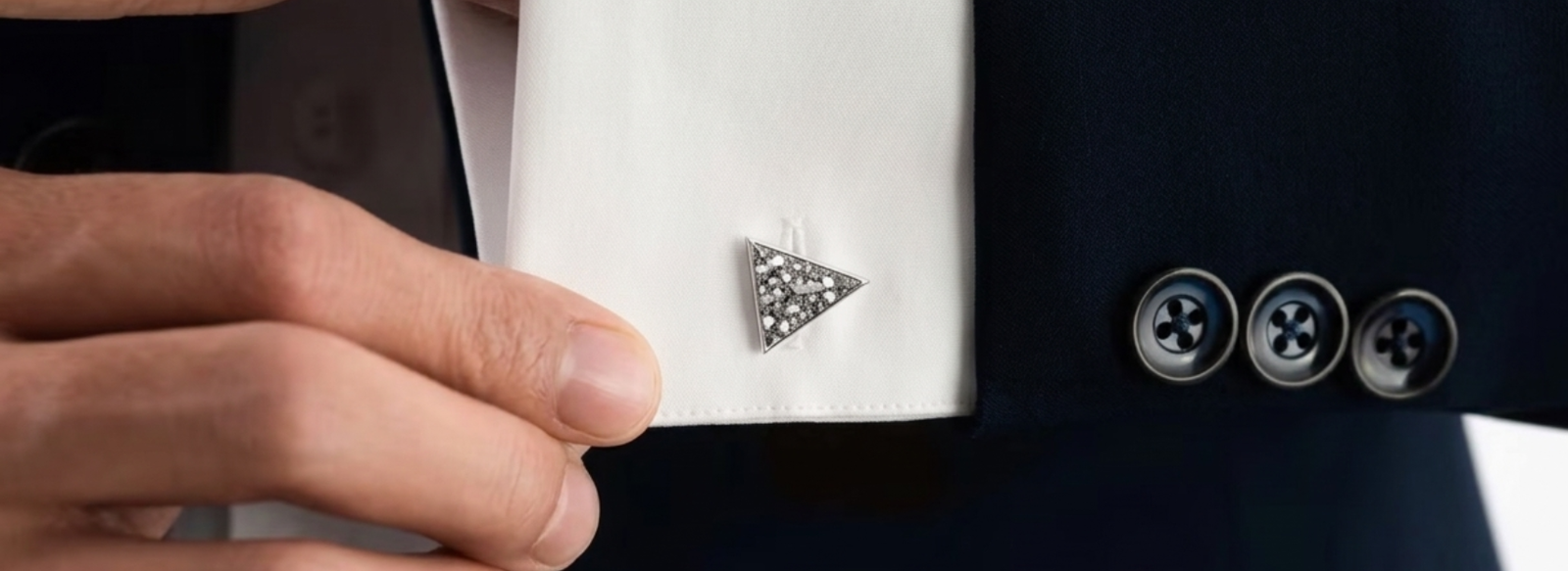 Diamond cufflinks